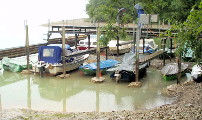 Hafen nach Abstau