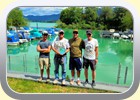Königsfischen 2026
Fischerkönig Klaus Roth mit
2. Platz Michael Filser
3. Platz Martin Greisl
und 1. Vorstand Remus Venturini

