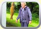 Pokalfischen 2025
Stefan mit Siegerkarpfen (8950 g)


